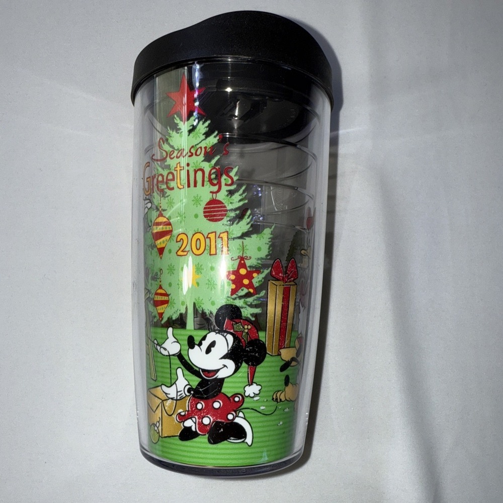Tervis 2011 Disney Season's Greetings Mickey Mouse Friends Holiday 16 OZ Tumbler